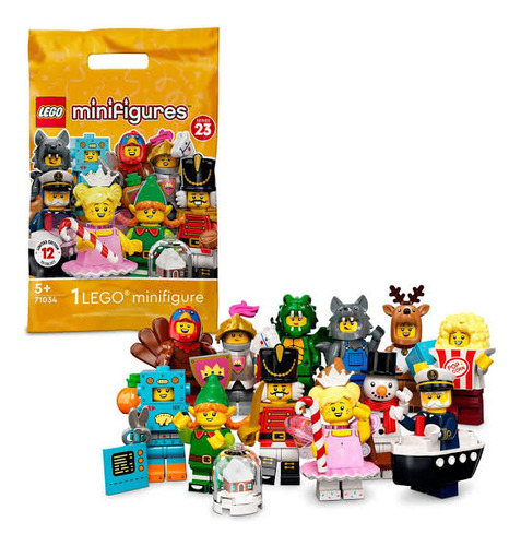 Lego Minifiguras Serie 23 Completa Dragon, Navidad Y Mas