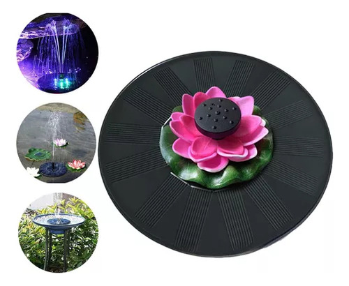 Bomba De Agua Decorativa Con Flotador Solar, Fuente Pequeña