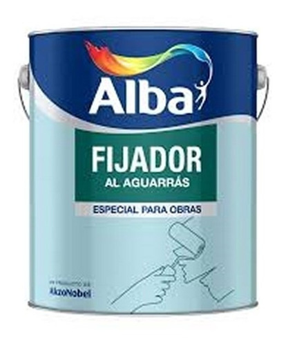 Imagen 1 de 5 de Fijador Al Aguarrás Transparente Alba X1lt