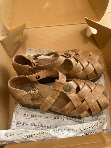 Sandalias Clara Barceló Mujer Usadas 1 Vez Muy Buenas! (Usado)