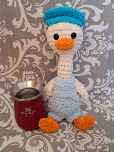 Pato Plush Peluche Amigurumi Suave Bebés Muñeco De Apego