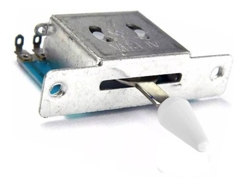 Chave Seletora Alpha 5 Posições Tele Ou Strato Knob Branco