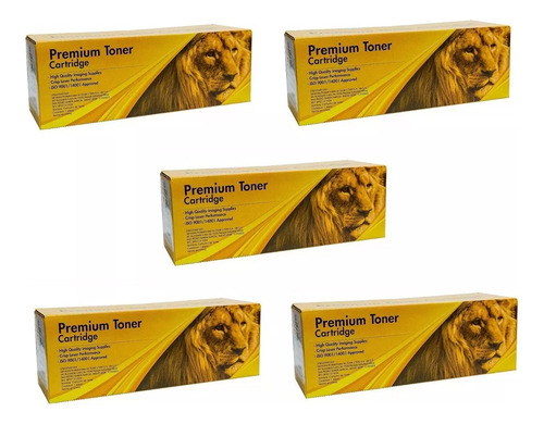 Tóner Genérico Premium Ce505x/280120/ 05x/ 80x Pack 5 Piezas Negro
