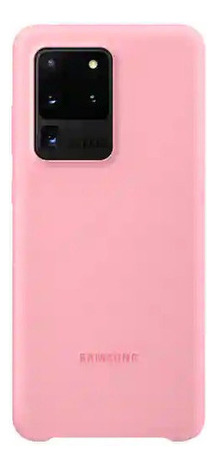 Funda Silicon Cover Samsung Galaxy S20 Ultra 5g Color Rosa Claro