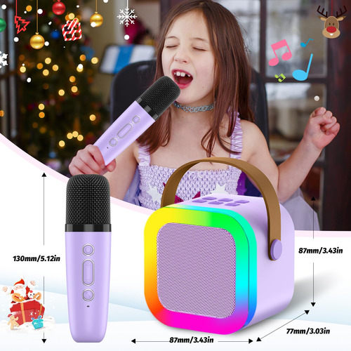 Karaoke Microphone Machine Toy Outuvas Kids 4-12 Years Old
