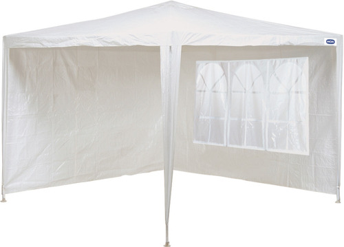 Tenda Gazebo Com Paredes Poliester Oxford Branco 3x3m Mor