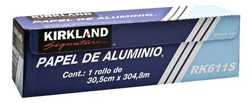 Papel Aluminio Kirkland Reynolds Extra Fuerte 304.8x30.4 Cm