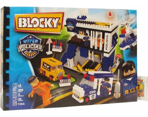 Blocky Super Policias - Bloques - Toy Piola
