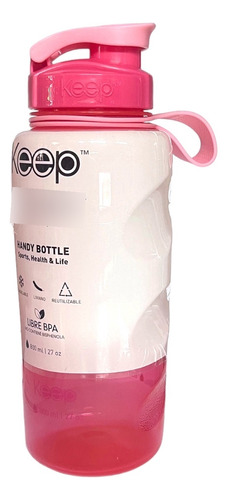 Sport Colores Botella 800ml Keep Gimnasio Gym Deporte