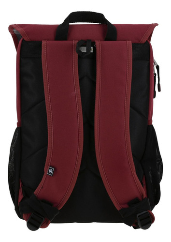 Mochila Grande Chenson Miles Morales Spiderman Paider Niño Color Rojo Diseño De La Tela Liso