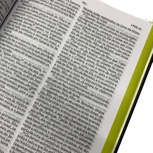Nova Bíblia Viva Capa Dura Cross Com Índice Lateral
