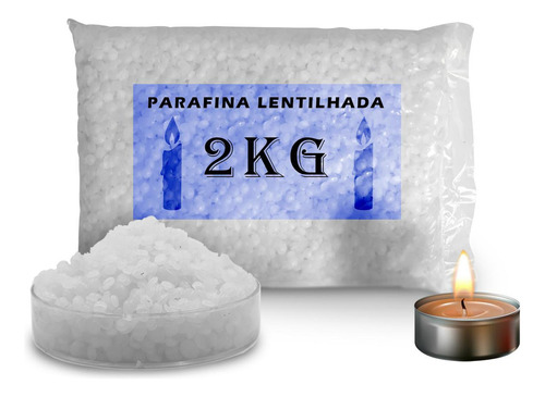 Parafina Lentilhada Aroma Max 2kg - Ideal Para Velas