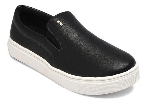 slip on santa lolla preto com brilho