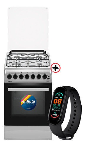 Cocina Combinada Cenx5544i Enxuta 4 Hornallas + Smartwatch 