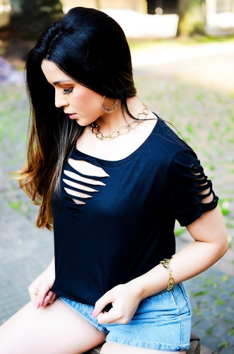 Imagem 3 de 4 de Cropped Customizado Asas Coloridas Zero Lifestyle
