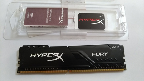 Memória 8gb Hyperx Fury 2400mhz Ddr4 Cl15 Hx424c15fb3/8 (Usado)