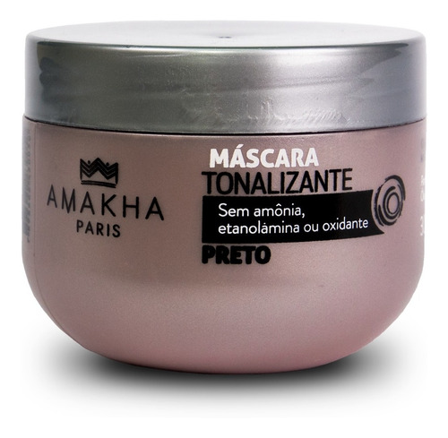 Mascarilla Matizadora Para Cabello Negro Sin Amoniaco