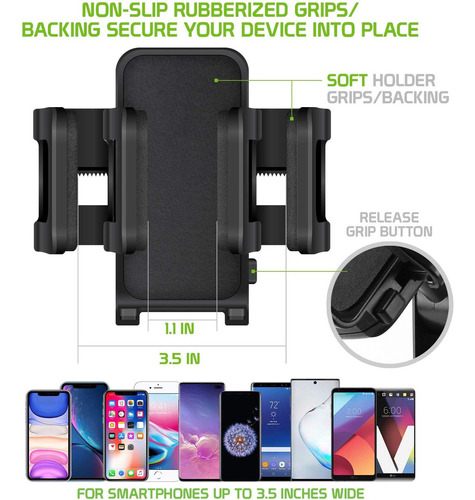 Cellet 360 Adjustable Cup Holder Tablet Automobile Mount Cra