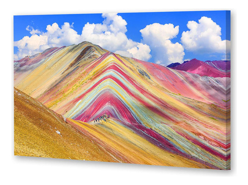 Cuadro 50x75cm Paisaje Montaña Cerro 7 14 Colores