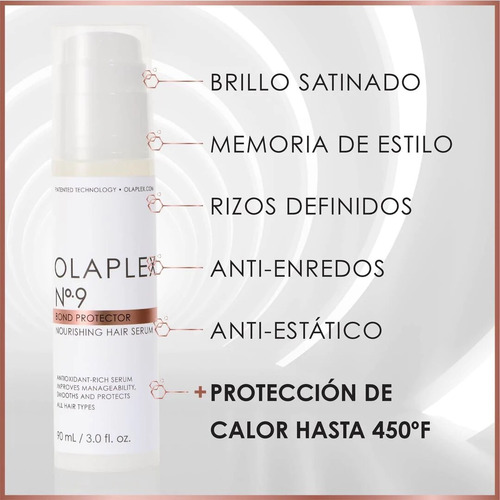 Olaplex Nº 9 Nuevo Serum Capilar Protector Y Nutritivo 90ml