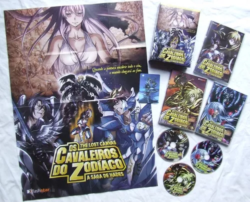 Cavaleiros Zodíaco Lost Canvas Saint Seiya 6 Dvds Volume 1+2