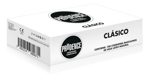 Imagen 3 de 4 de Prudence Clásico Preservativos En Caja Con 100 Condones