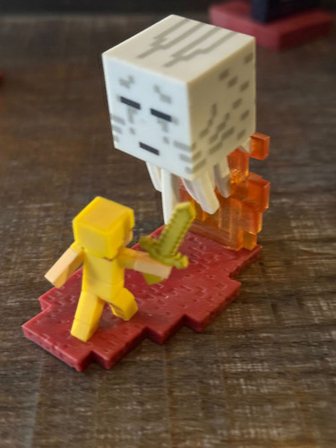 Minecraft Craftables Figuras Original Alex Ghast Nether Raro (Usado)