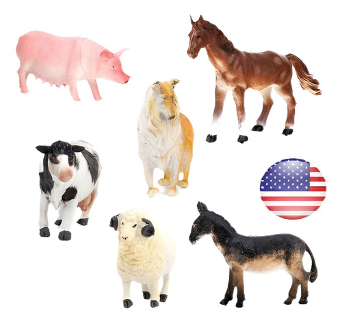 Animales Salvajes 8pcs/set Figuras Juguetes Niños Modelo Jug