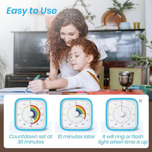. Kids Time Manager, Bonito Despertador De Dibujos