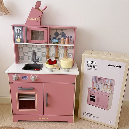 Imagen 2 de 4 de Cocina De Madera Para Niñas