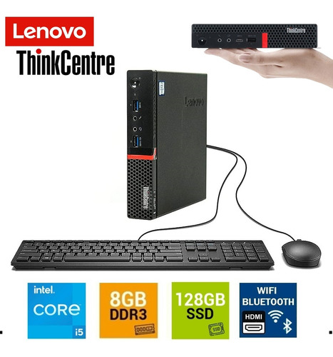 Cpu Computadora Lenovo Tiny Core I5 6ta 8gb Ssd 120gb Wifi