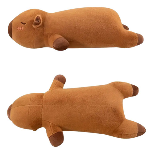 Almohada De Felpa Con Forma De Carpincho Largo Para Dormir,