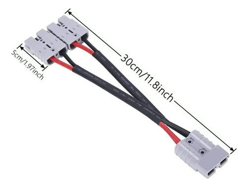 50a Para Conector De Enchufe Anderson, Adaptador Doble Y, Al