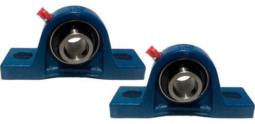 2 Mancais Pedestal Com Rolamento Ucp 209 Para Eixo De 45mm