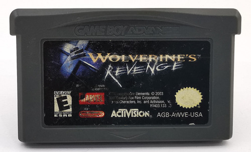 X2 Wolverine's Revenge Gba Nintendo * R G Gallery (Usado)