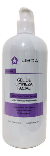 Gel Limpieza Facial Piel Grasa Niacinamida X 500 Ml Libra Momento de aplicación Día/Noche