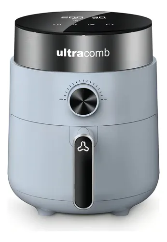 Freidora de Aire Digital Ultracomb FR-8612 de 3 Litros Táctil en Color Celeste - imagen 4