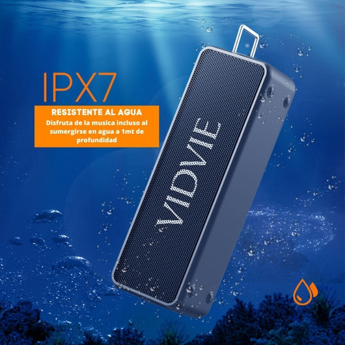 Parlante Portátil Bluetooth Vidvie Sp914 Resistente Al Agua