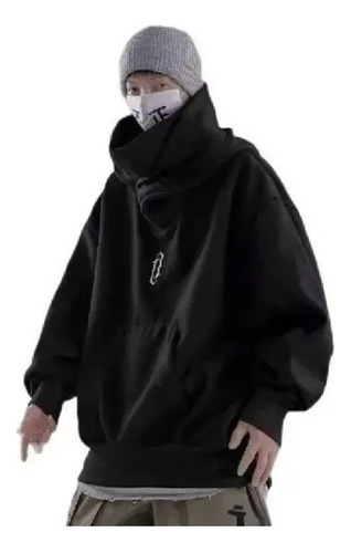 B Emo Alt Techwear - Sudadera Con Capucha Y Cuello Alto