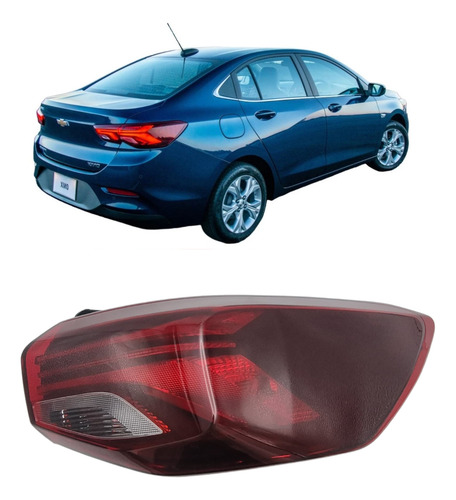Lanterna Traseira Canto Onix Sedan Plus Sem Led 21 23 24 25
