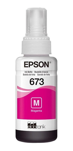 Refil De Tinta Epson T673320 Magenta Original