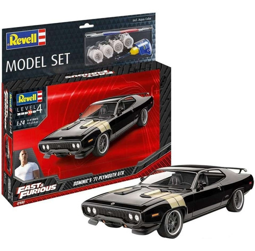 Revell 67692 Fast & Furious- Dominics 1971 Plymouth Gtx 1:24