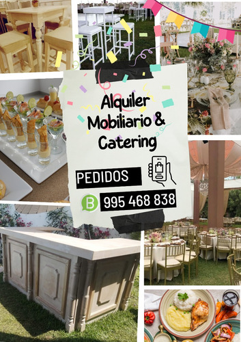 Alquiler Sala Lounge Puffs Sillones Mobiliario Rustico