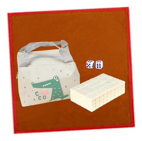 Travel Mahjong Set Mahjong Game Set 144 Azulejos Juegos De