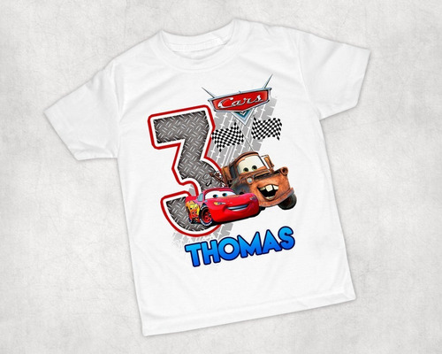 Franela Niño Cars Camisa Rayo Mcquee