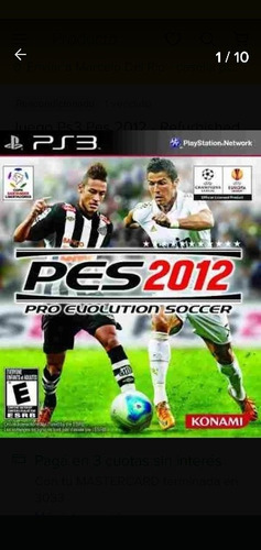 Juego Ps3 Físico Pes2012 