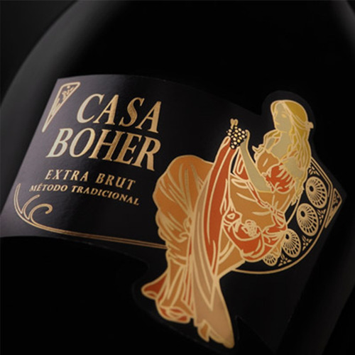 Imagen 3 de 7 de Champagne Casa Boher Extra Brut Rosell Boher - Pack X6 Unid