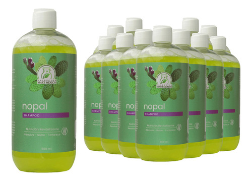  Shampoo De Nopal Limpieza Profunda (500ml) 12 Pack