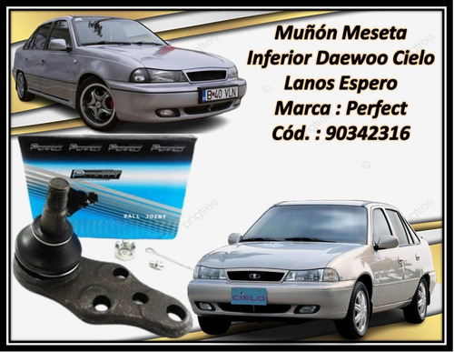 Muñón Meseta Inferior Daewoo Cielo Lanos Espero Marca:perfec