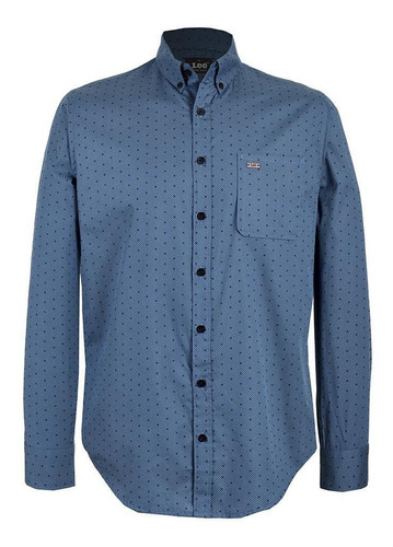 Imagen 1 de 6 de Camisa Casual Lee Hombre Manga Larga H46